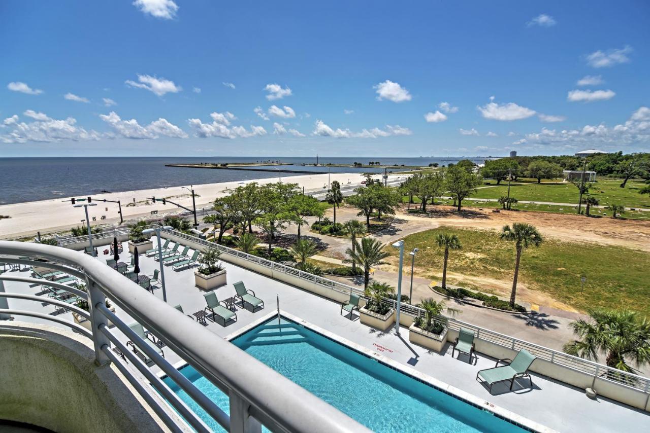 Beachside Biloxi Club Condo Balcony With Ocean View מראה חיצוני תמונה